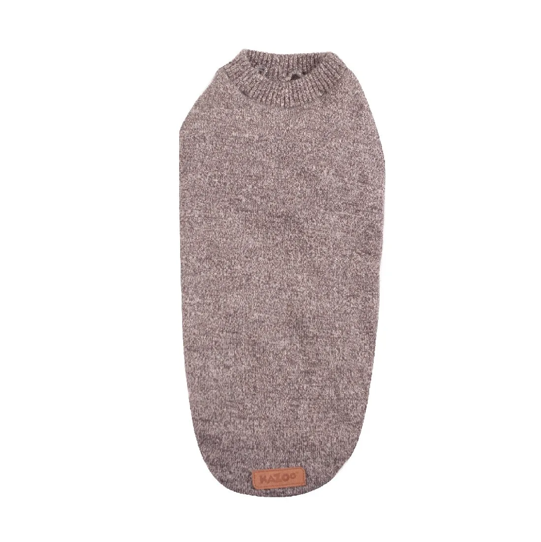 1 Pet X Kazoo Dog Rug Jumper Gumnut Soft Knit Grey