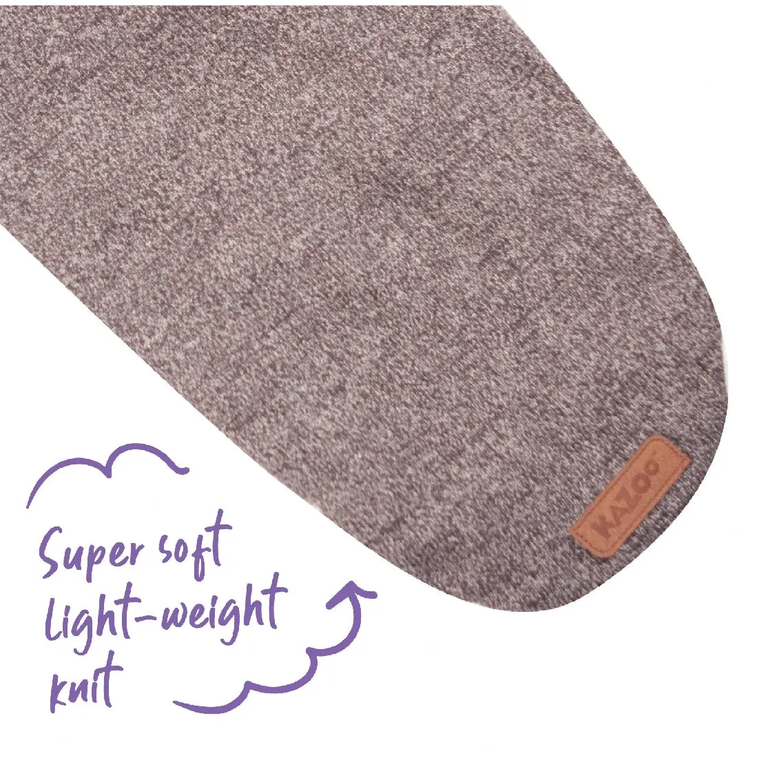 1 Pet X Kazoo Dog Rug Jumper Gumnut Soft Knit Grey