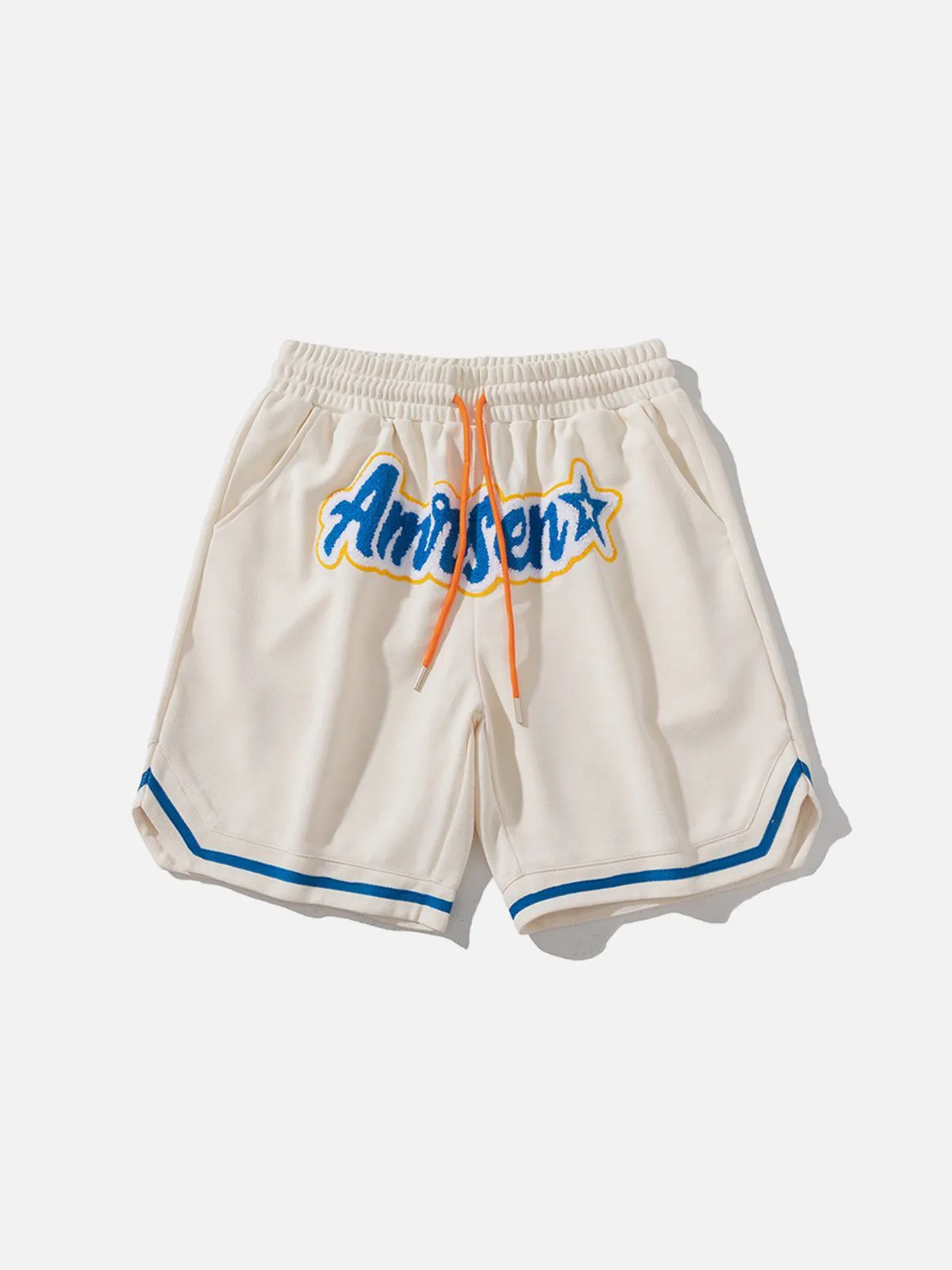 AlanBalen® - Alphabet Star Embroidery Shorts