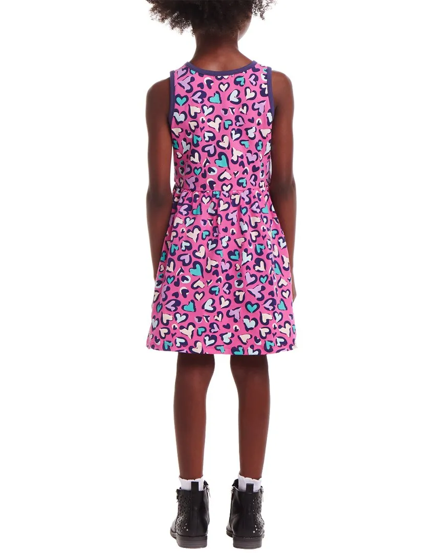 Andy & Evan Heather Terry Crewneck & Jersey Dress Set