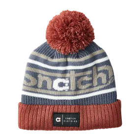 Beanie Jacquard Red Dirt Blue