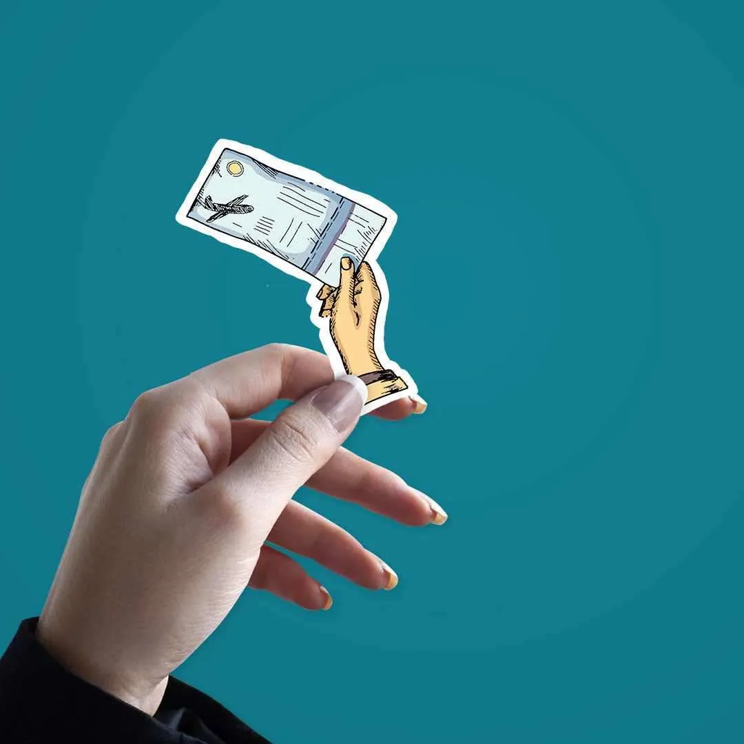 Boarding Pass V3 Sticker