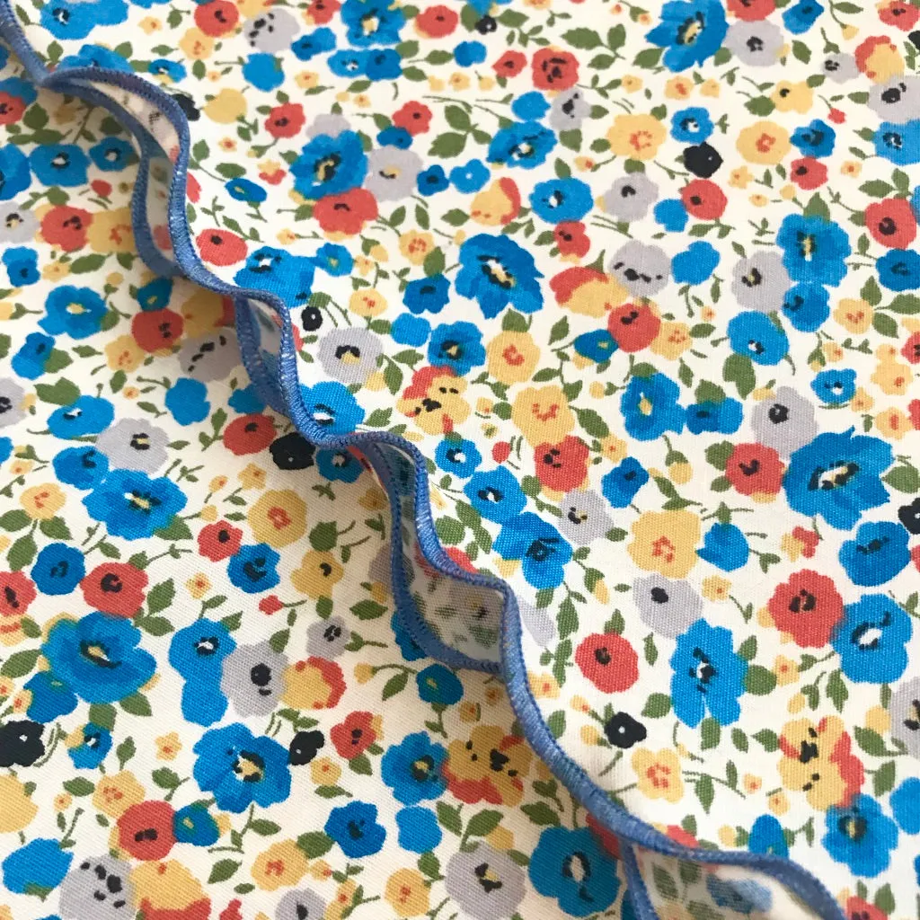 Bright Floral Cotton Headscarf Bandana Mallory