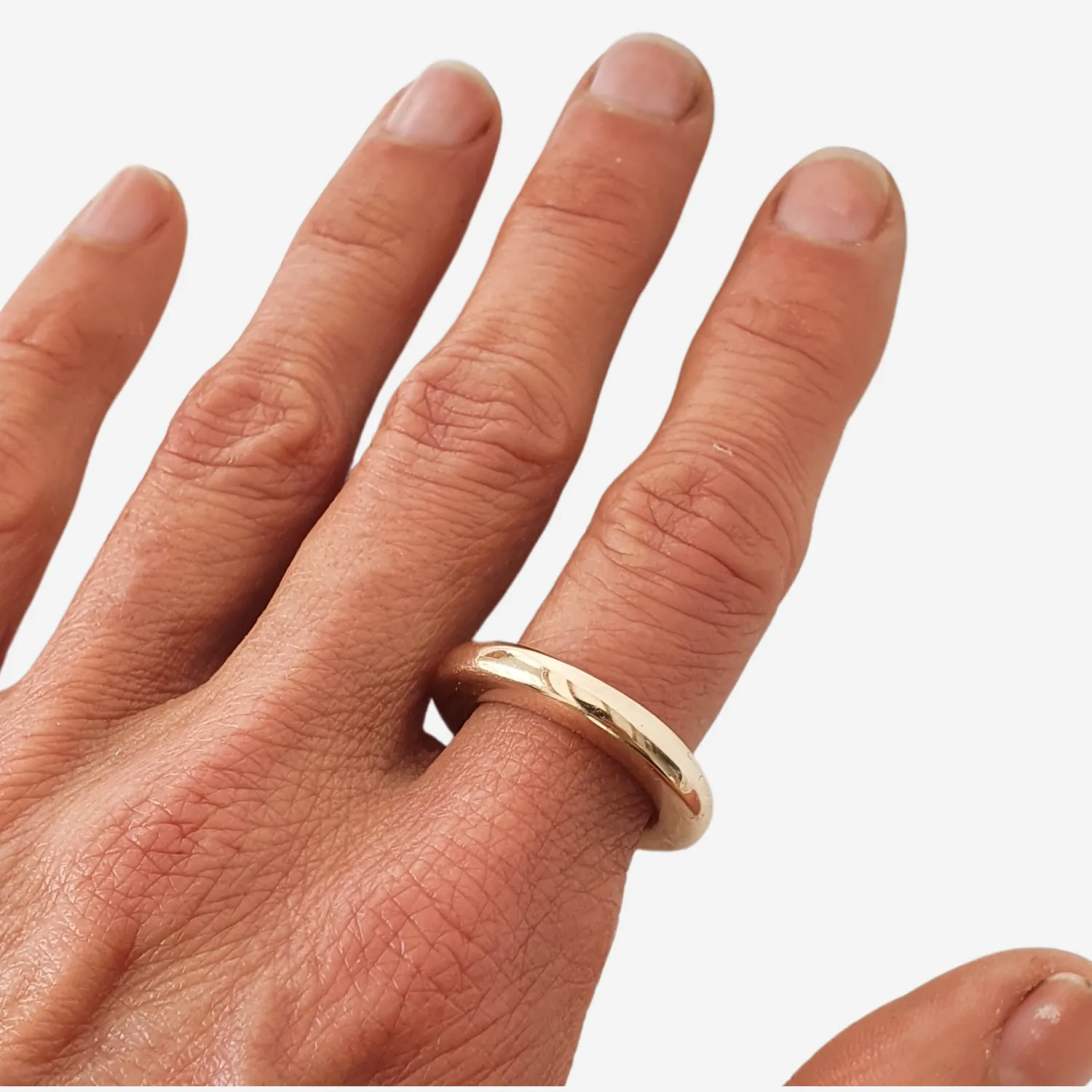 Bronze Organic Ring 4mm