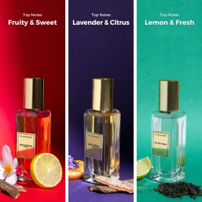 Chokore Perfume Combo Pack of 3 Only For Women (100 Per Scent, Date Night, & Enchanted) | 3 x 20 ml