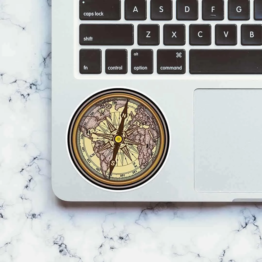 Compass Sticker