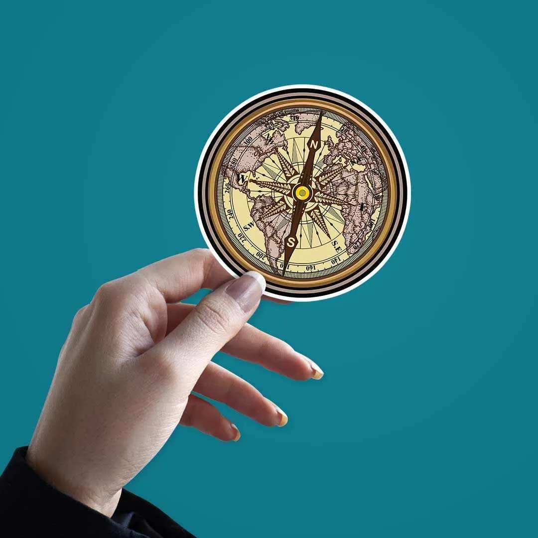 Compass Sticker