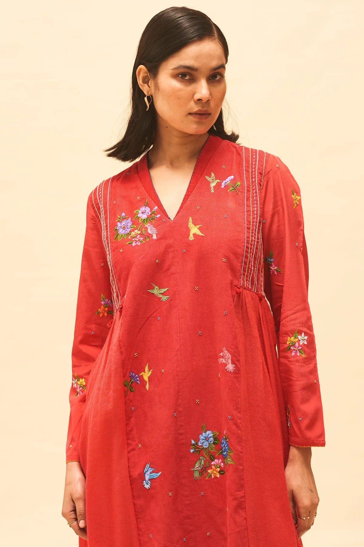 Crimson Painted Tunic