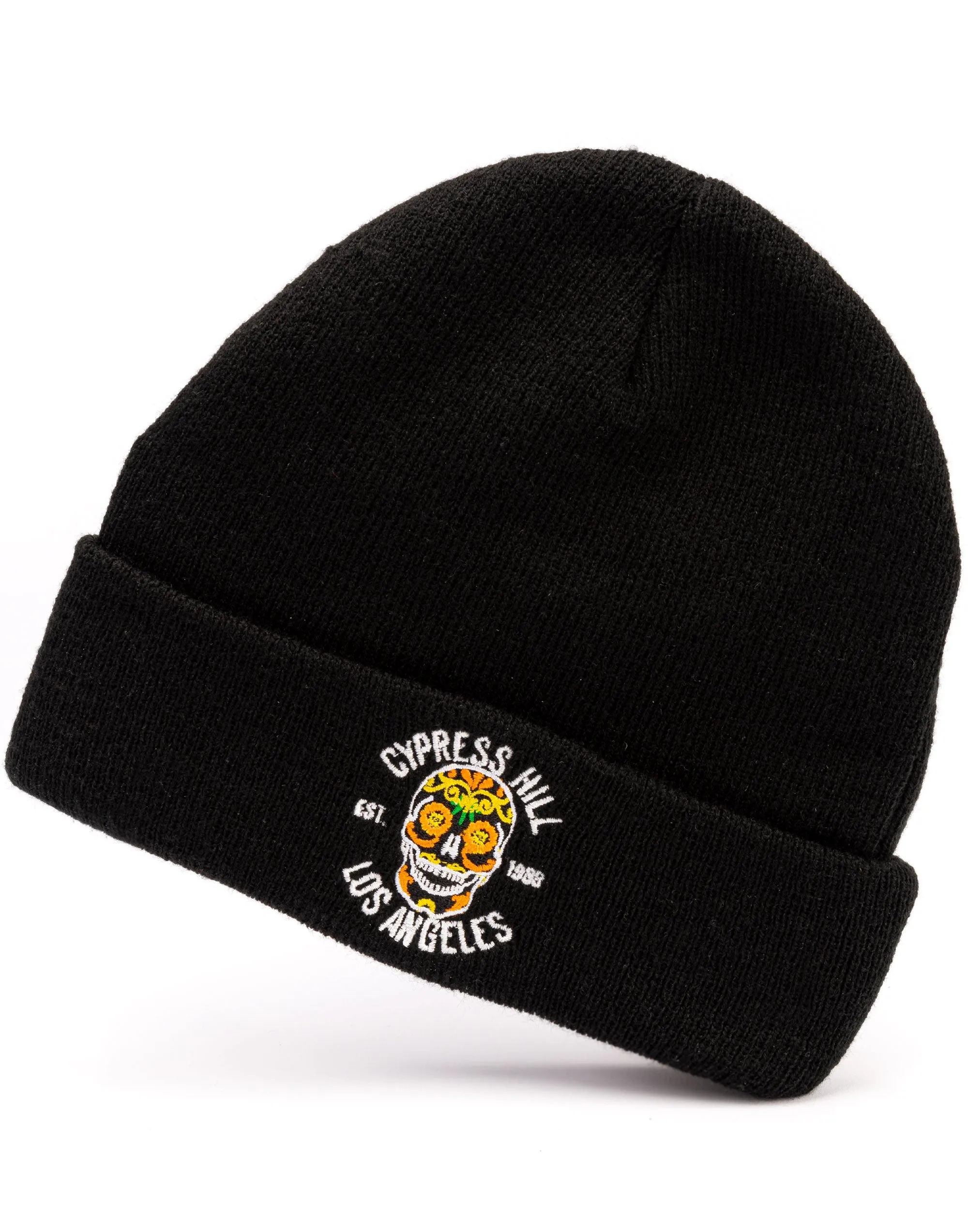 Cypress Hill Logo Mens Black Beanie Hat