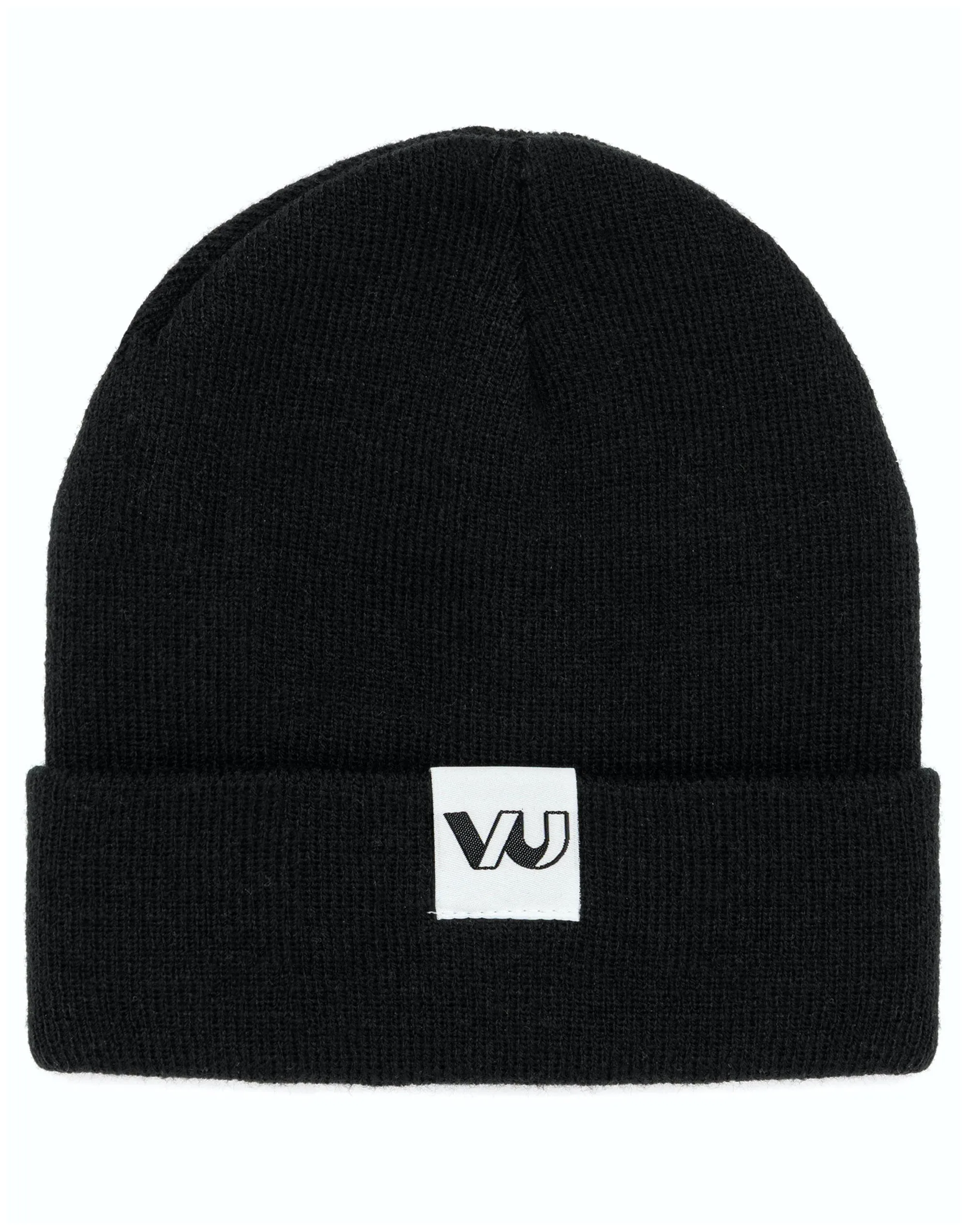 David Bowie Logo Mens Black Beanie Hat