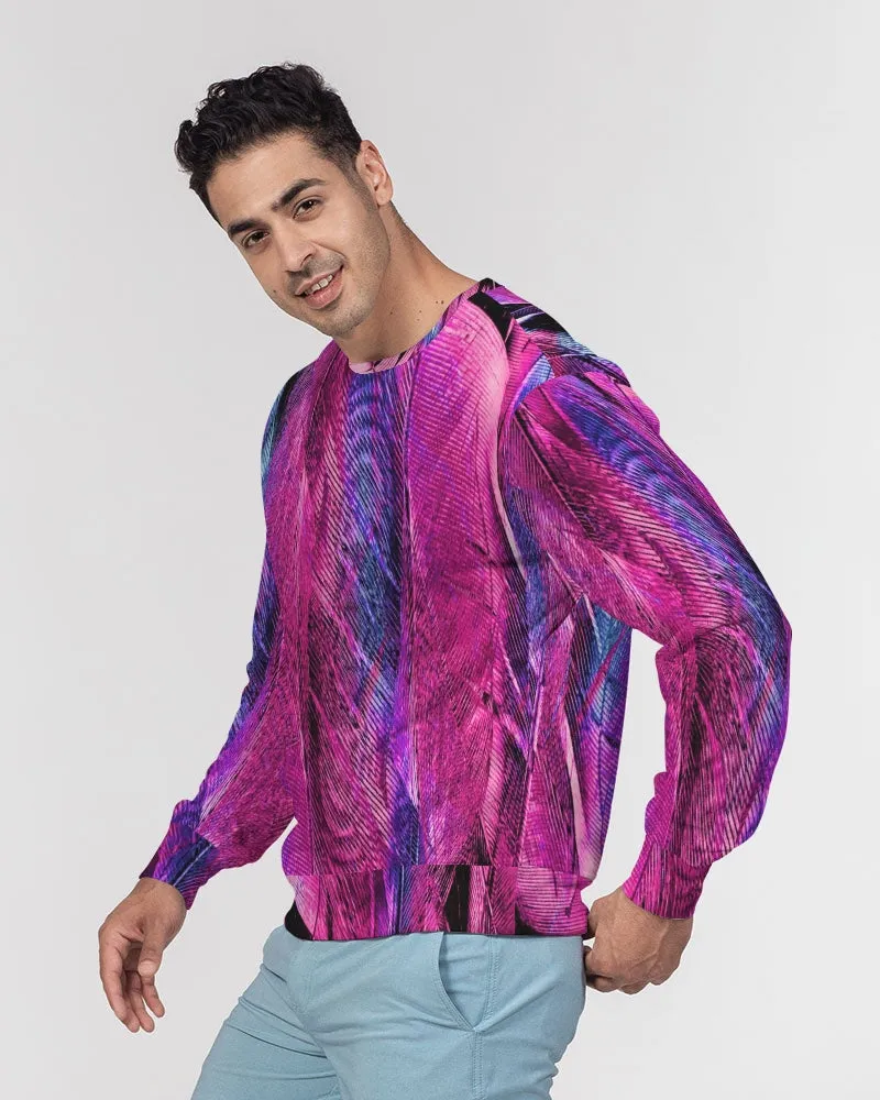 Disco Feathers Unisex Classic French Terry Crewneck Pullover