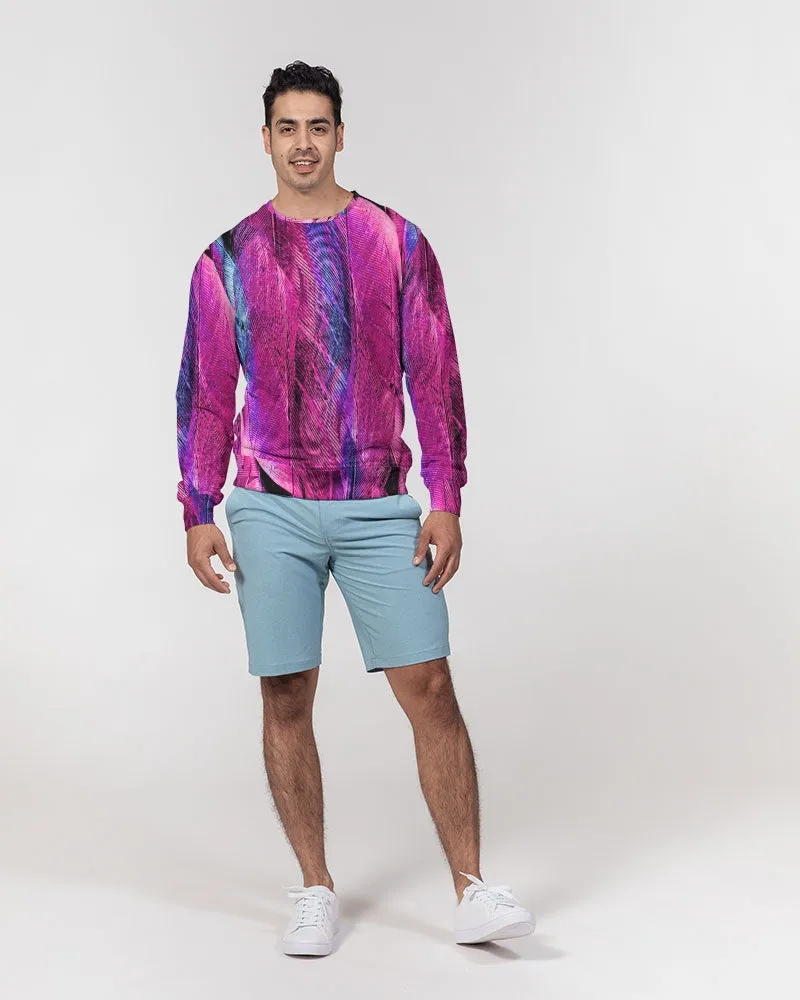 Disco Feathers Unisex Classic French Terry Crewneck Pullover