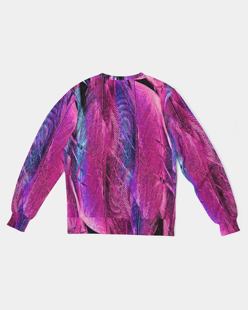 Disco Feathers Unisex Classic French Terry Crewneck Pullover