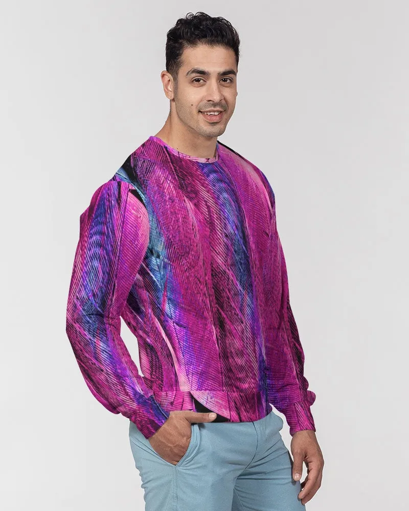 Disco Feathers Unisex Classic French Terry Crewneck Pullover