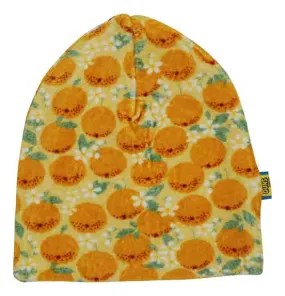 DUNS Beanie Hat - Oranges Yellow Velour