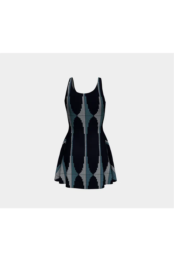 Fibonacci Figures Flare Dress