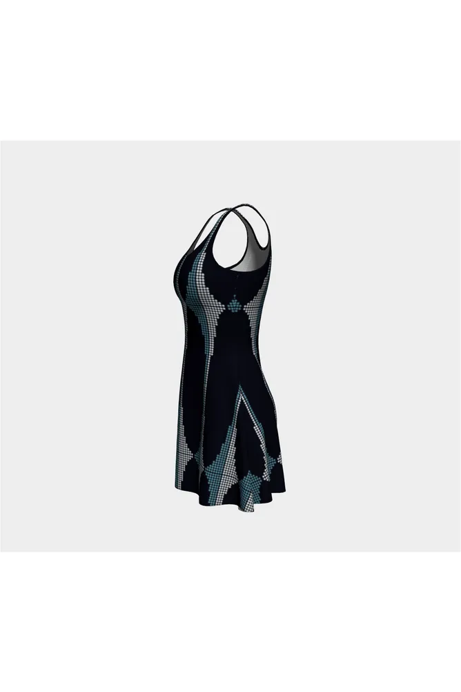 Fibonacci Figures Flare Dress