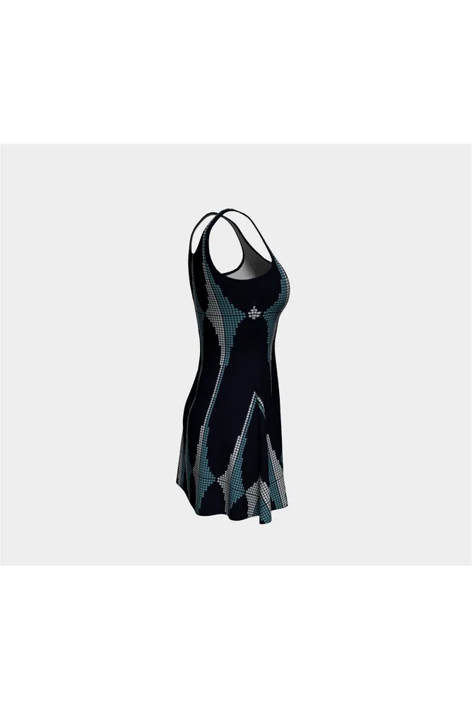 Fibonacci Figures Flare Dress
