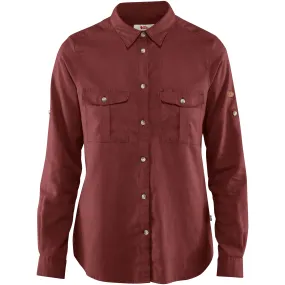 Fjällräven Women&#x27;s Övik Travel Shirt Long Sleeve Raspberry Red | Buy Fjällräven Women&#x27;s Övik Travel Shirt Long Sleeve Raspberry Red here | Outnorth