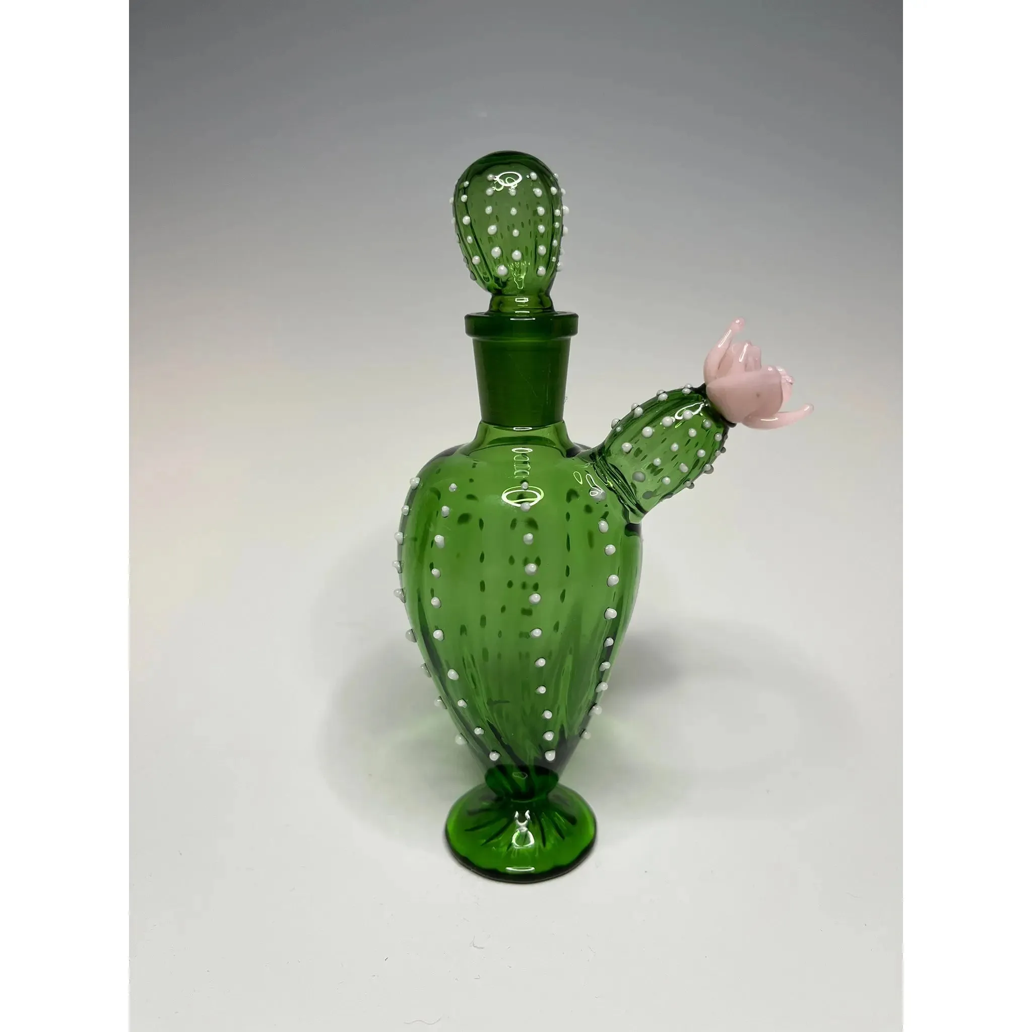 Glass Cactus Perfume Bottle by Sage Churchill-Foster, Sage Studios