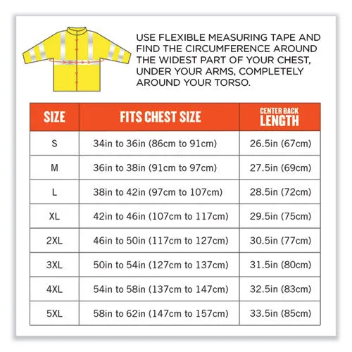 Glowear 8377 Class 3 Hi-vis Quilted Bomber Jacket, Lime, 4x-large, Ships In 1-3 Business Days