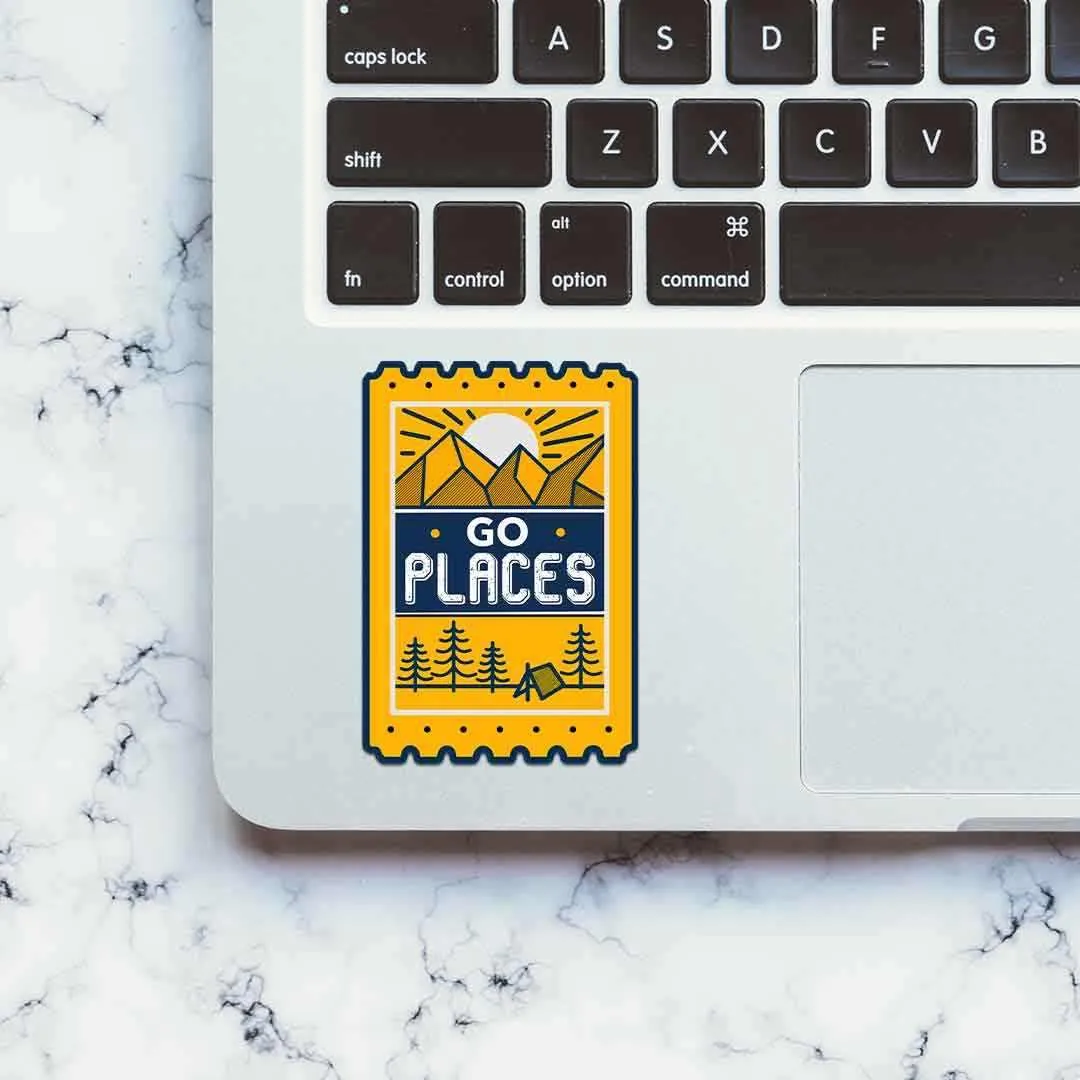 Go places Sticker