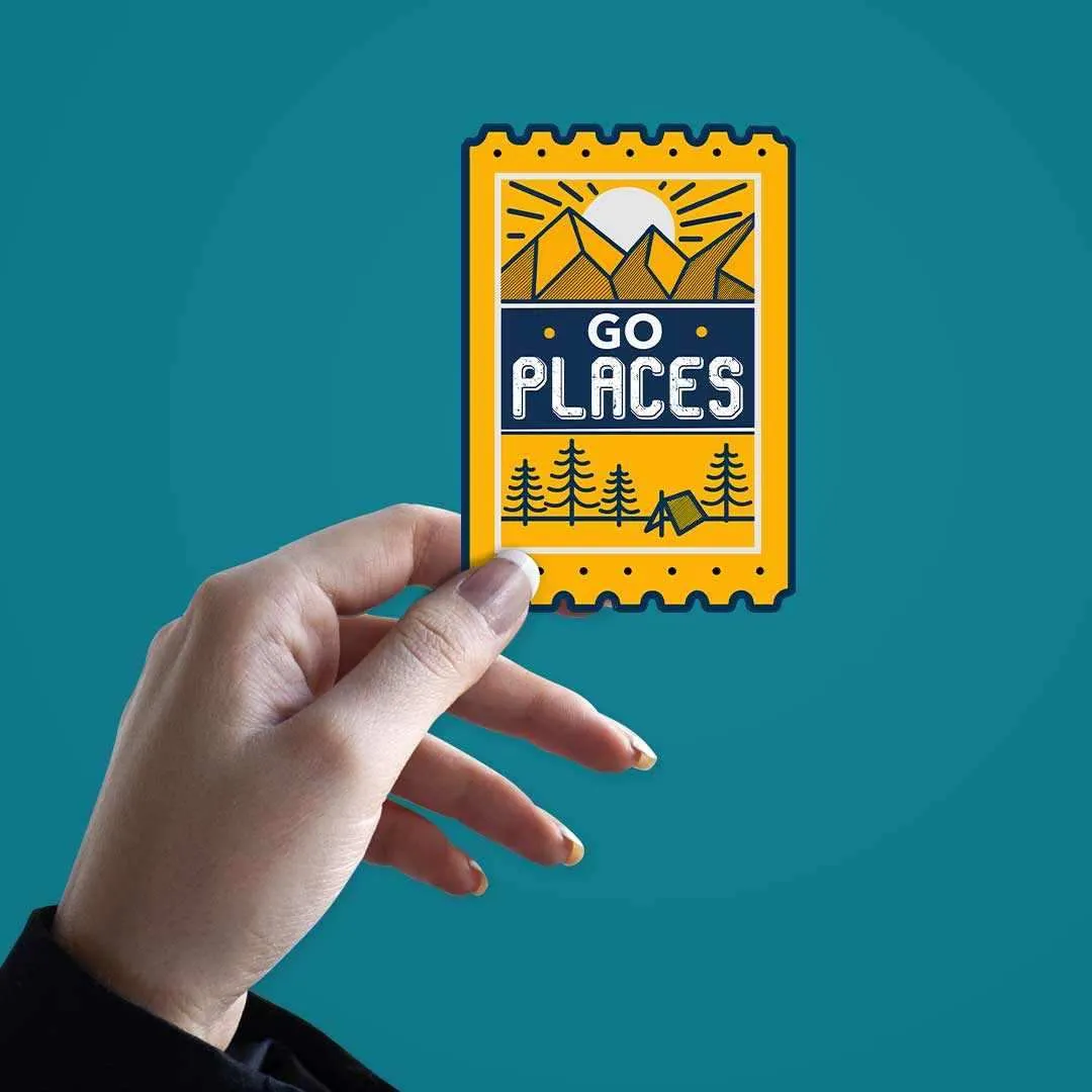 Go places Sticker
