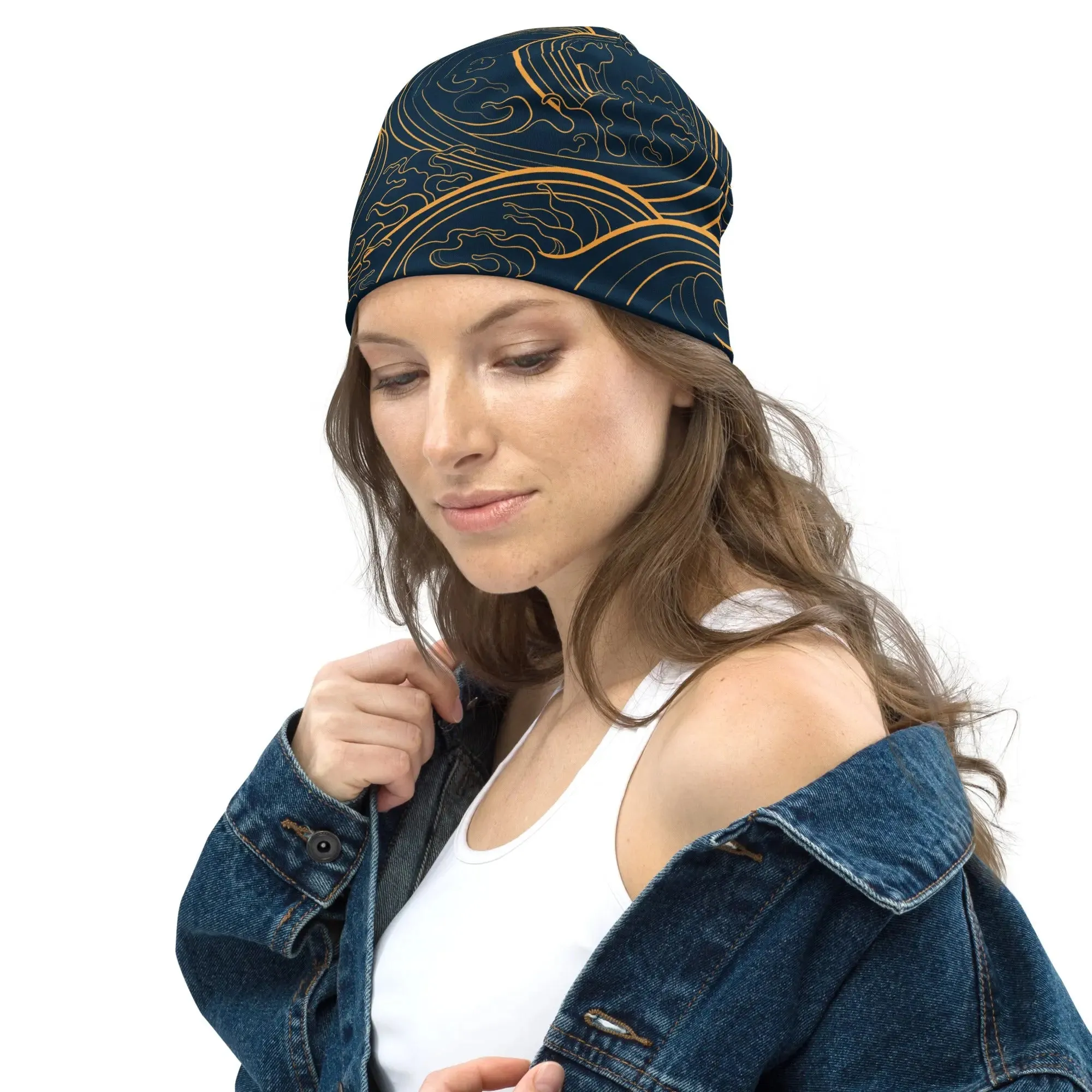 Golden Waves Beanie
