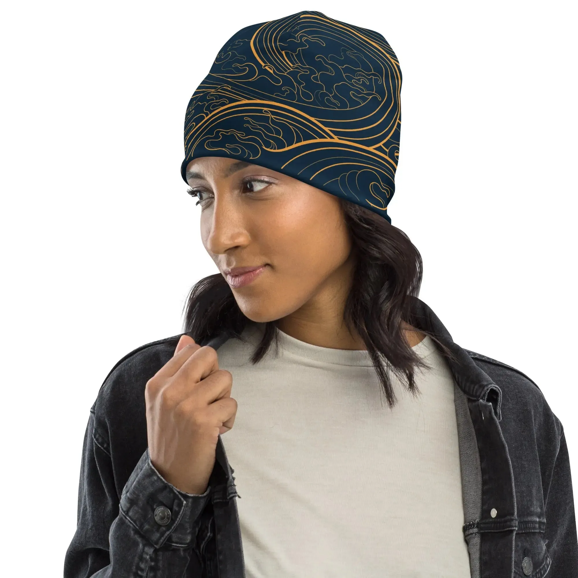 Golden Waves Beanie