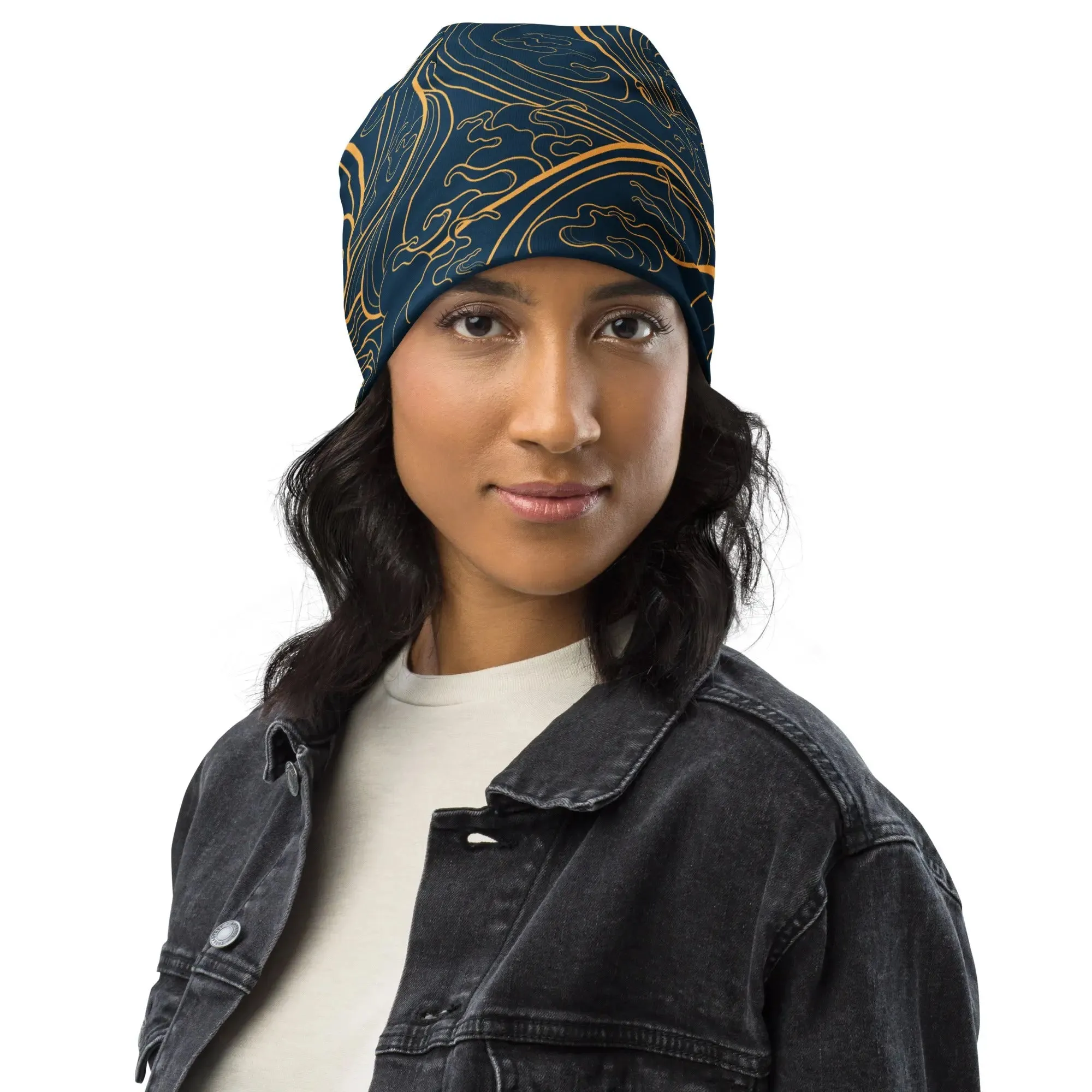 Golden Waves Beanie