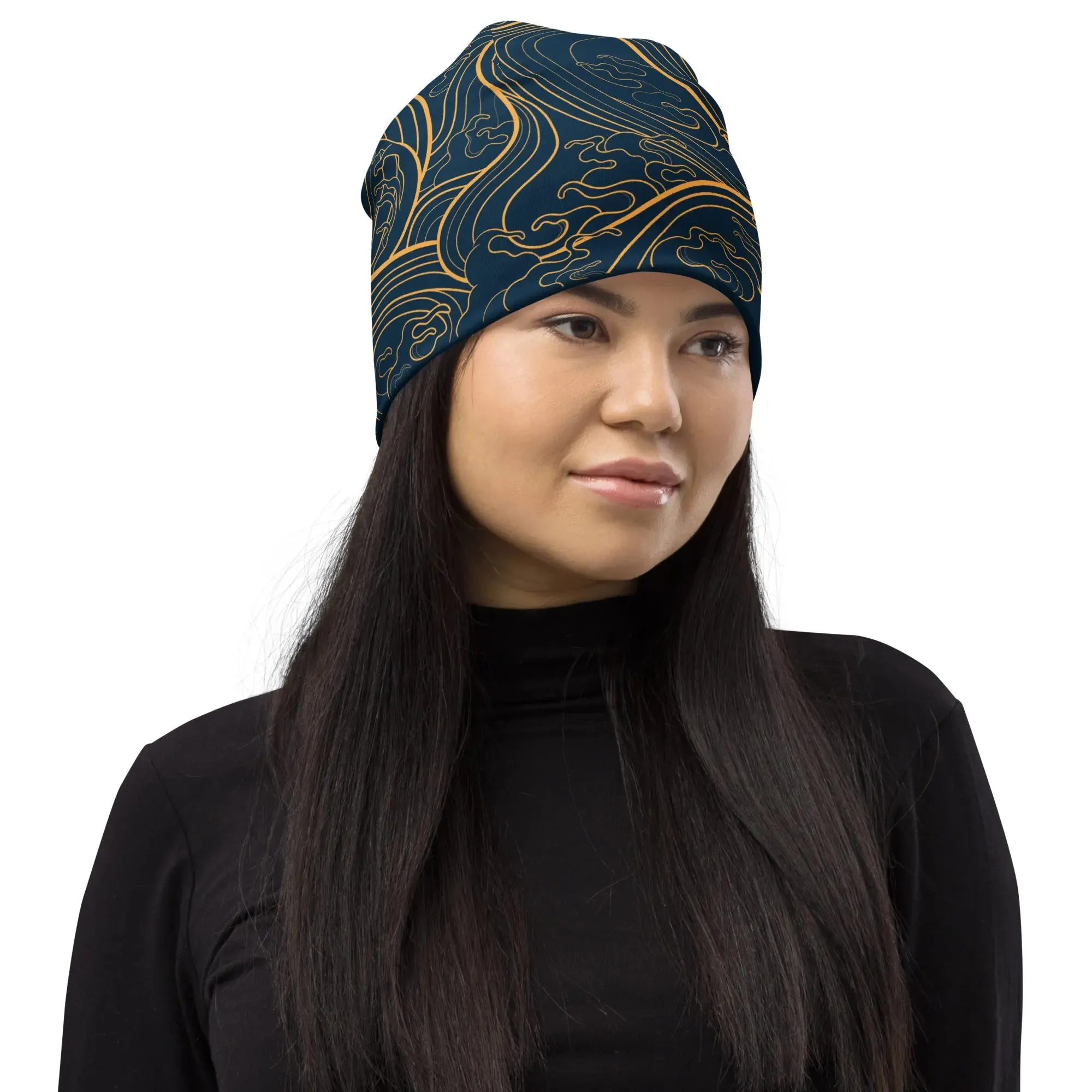 Golden Waves Beanie