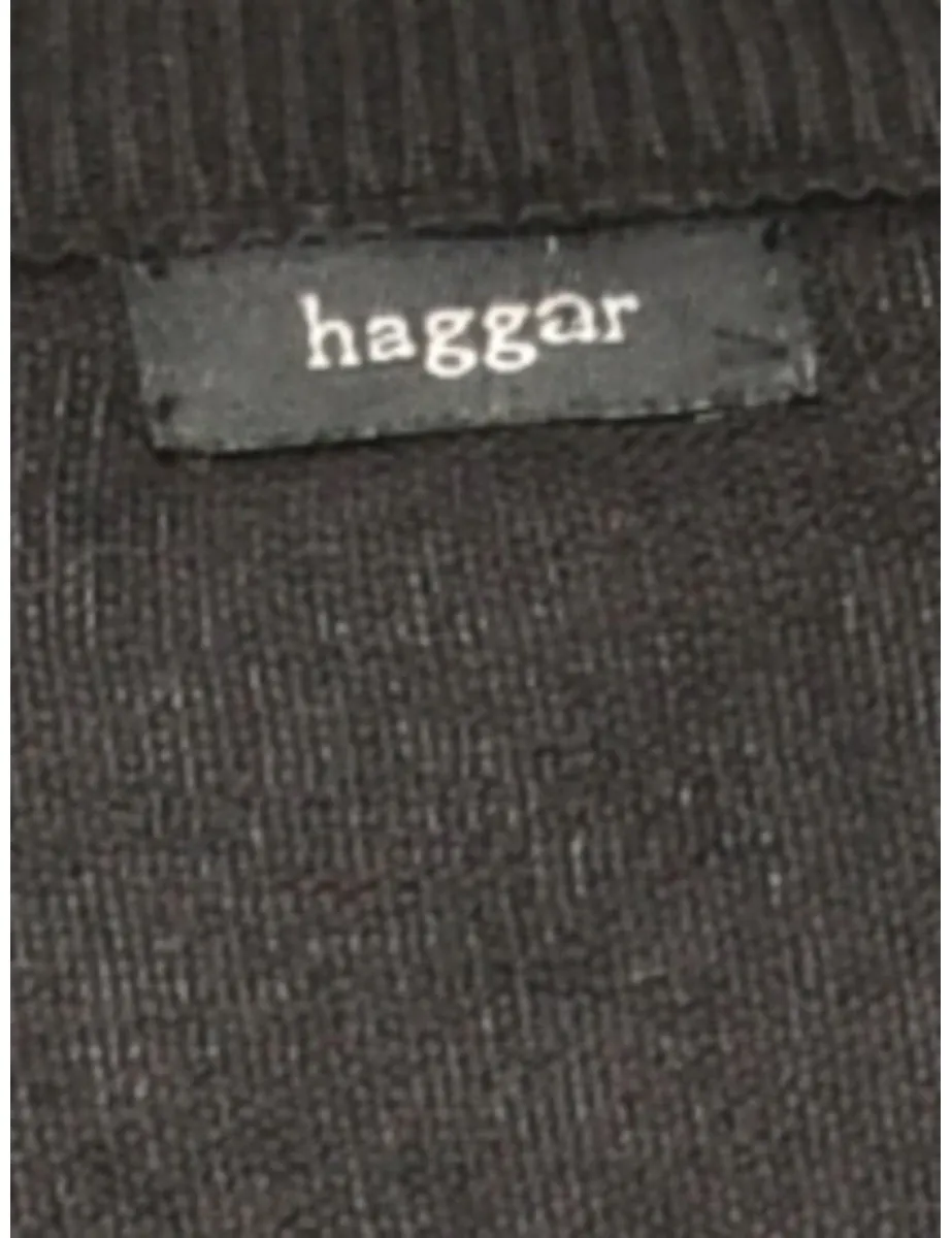 Haggar Black Knit Jumper - M
