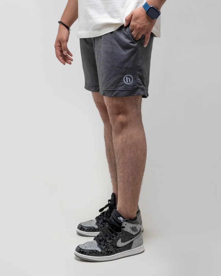 HIDDEN NY MESH SHORTS VINTAGE GREY
