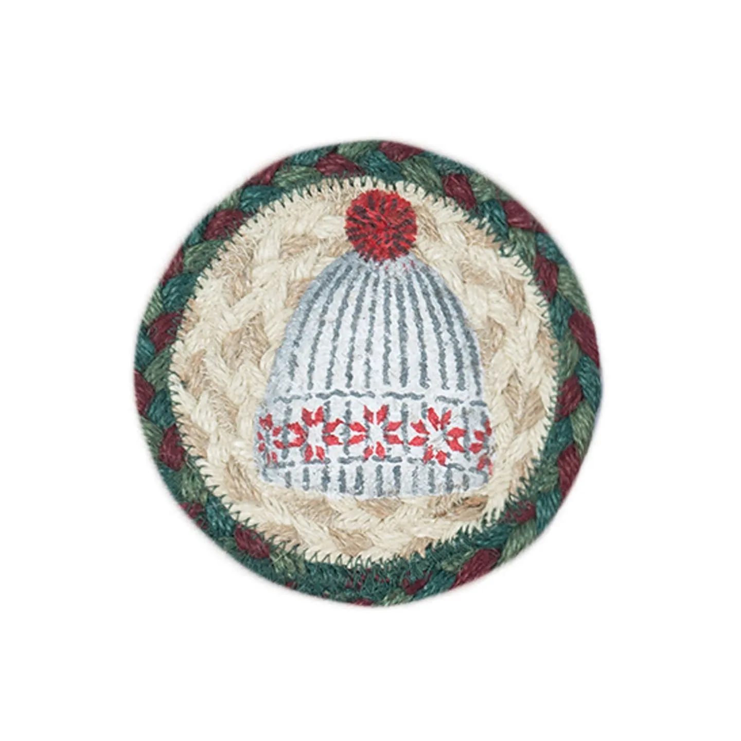 IC-508 Winter Hat Individual Coaster