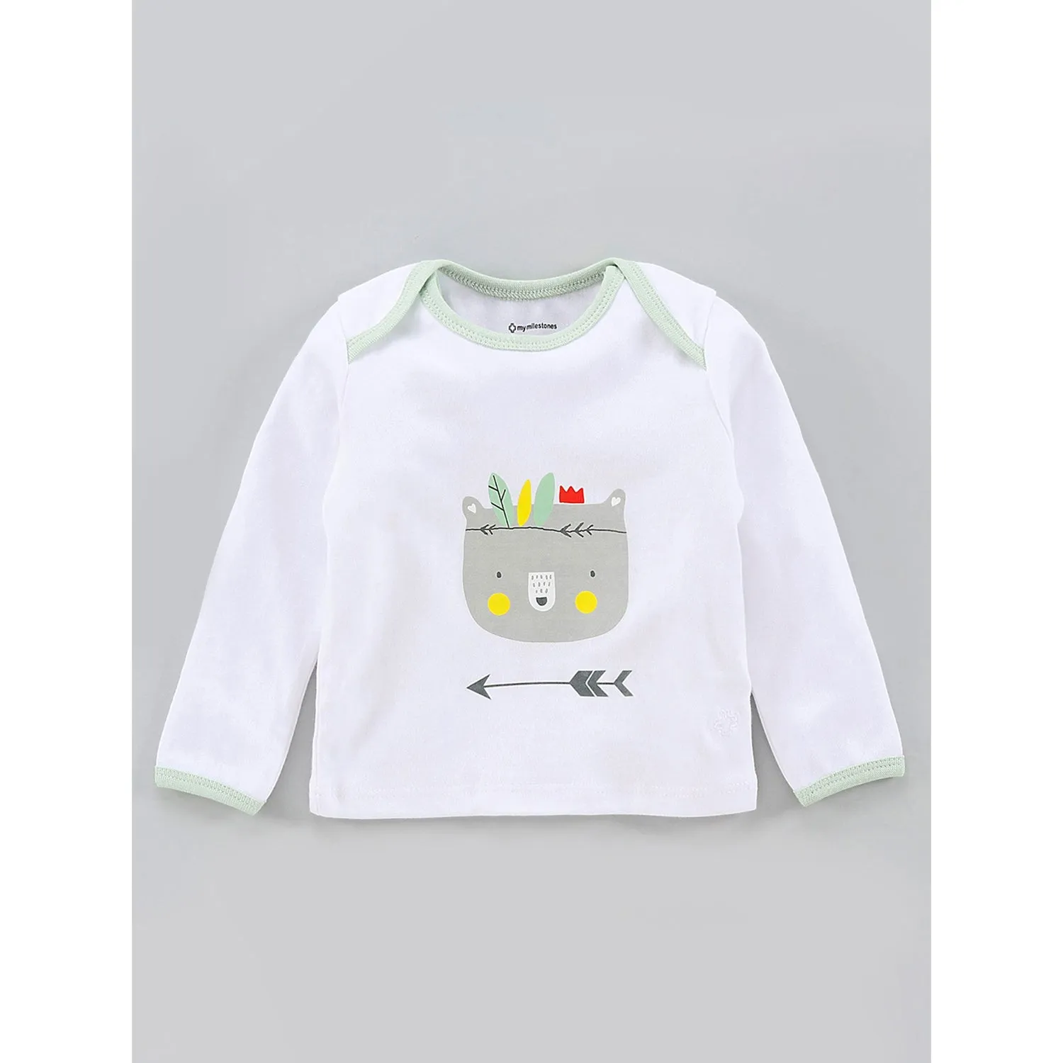 Infant Essentials Clothing Gift Set - 8Pc - Full Sleeves - Boys - Sage Green