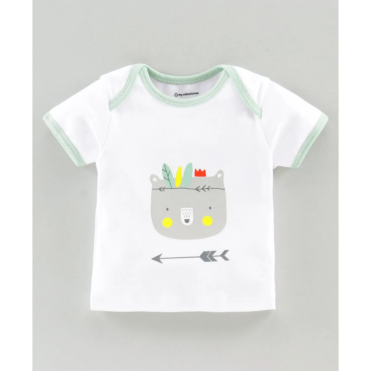 Infant Essentials Clothing Gift Set - 8Pc - Half Sleeves - Boys - Sage Green