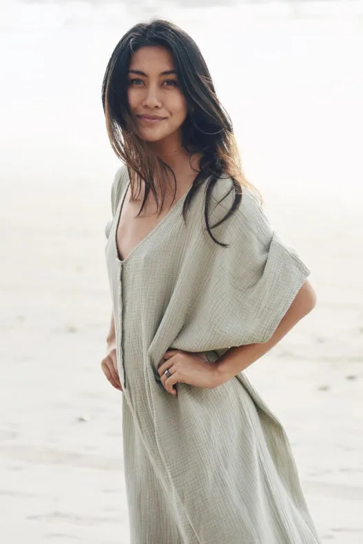 Kaftan Jumpsuit // Sage