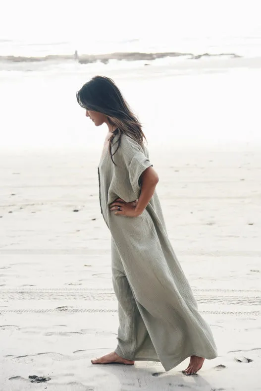 Kaftan Jumpsuit // Sage