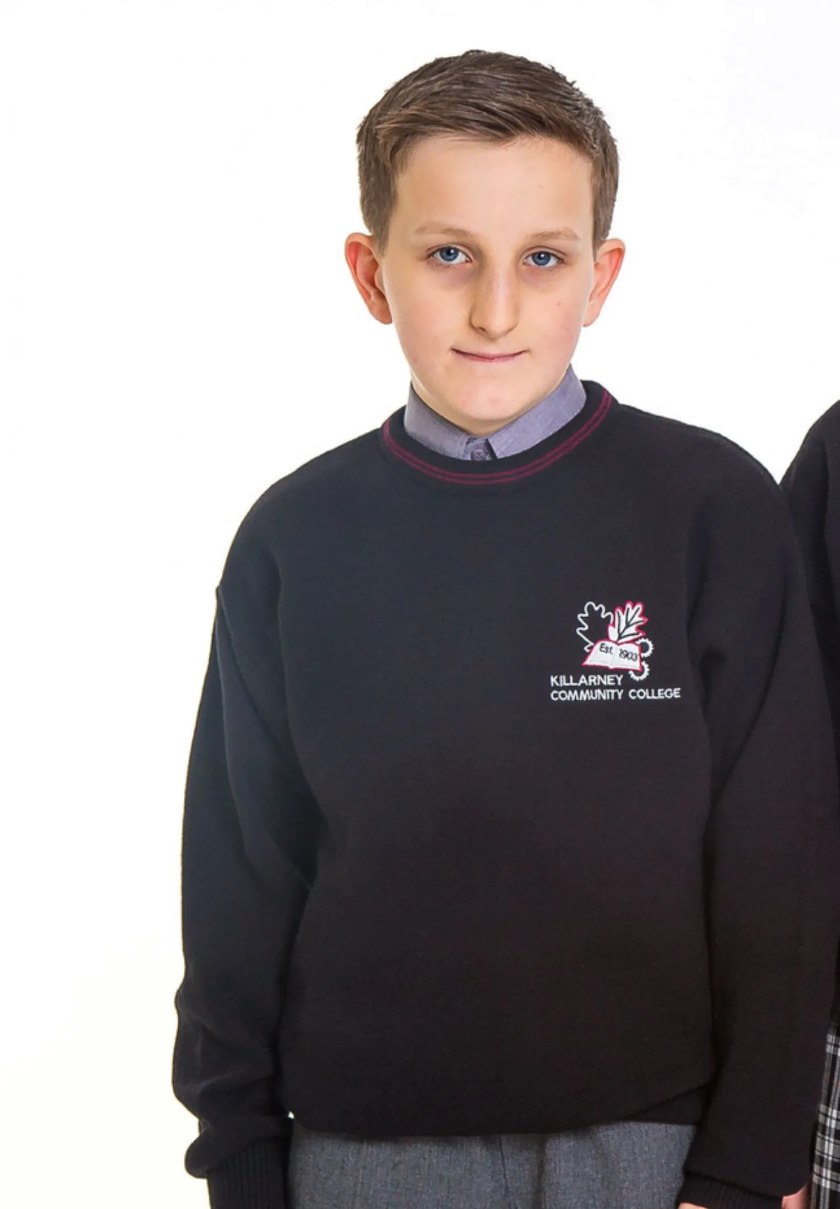 Killarney Community College Unisex Round Neck Crested Jumper