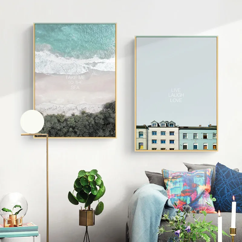 Love to Travel Wall Art With Frame