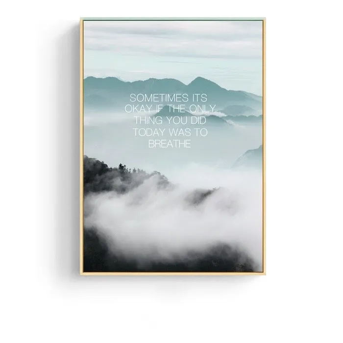 Love to Travel Wall Art With Frame