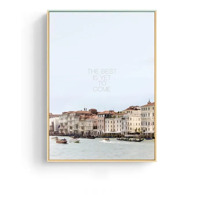 Love to Travel Wall Art With Frame
