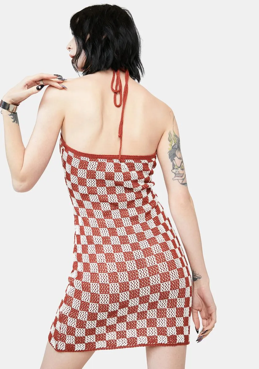Lucky Lady Checkered Dress