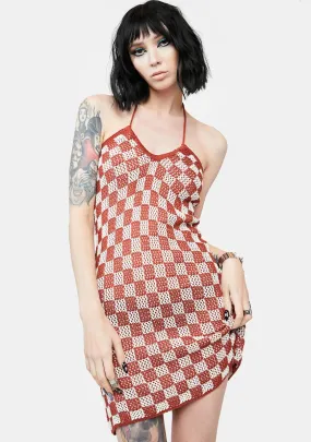 Lucky Lady Checkered Dress