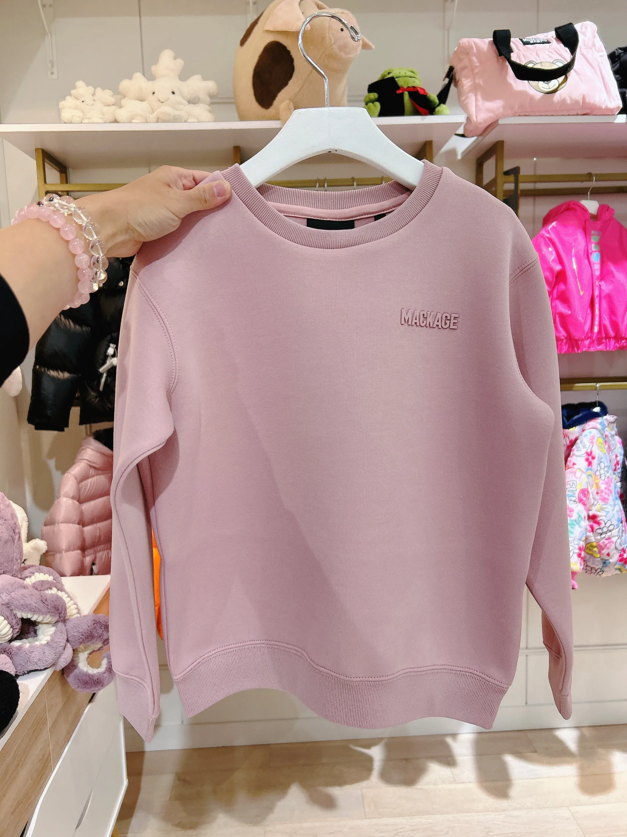 Mackage Sawyer Kids Unisex  Jersey Sweatshirt