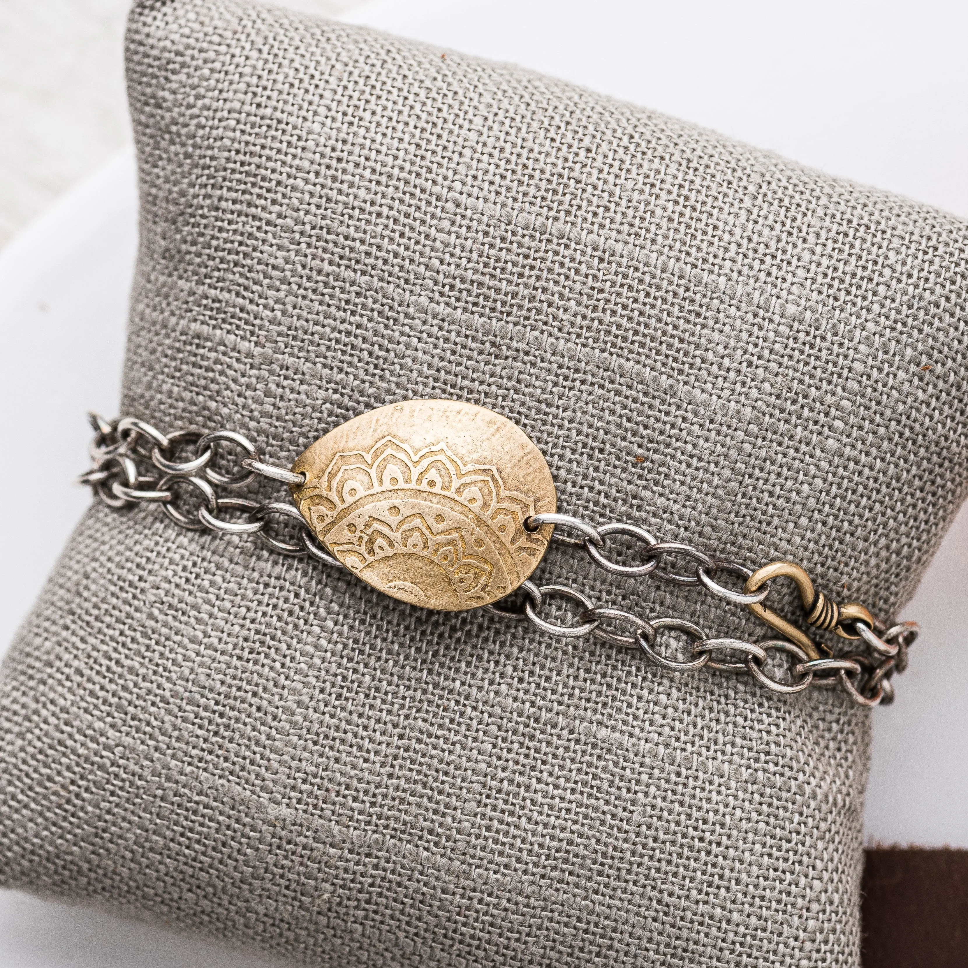 Mandala Double Wrap Bracelet