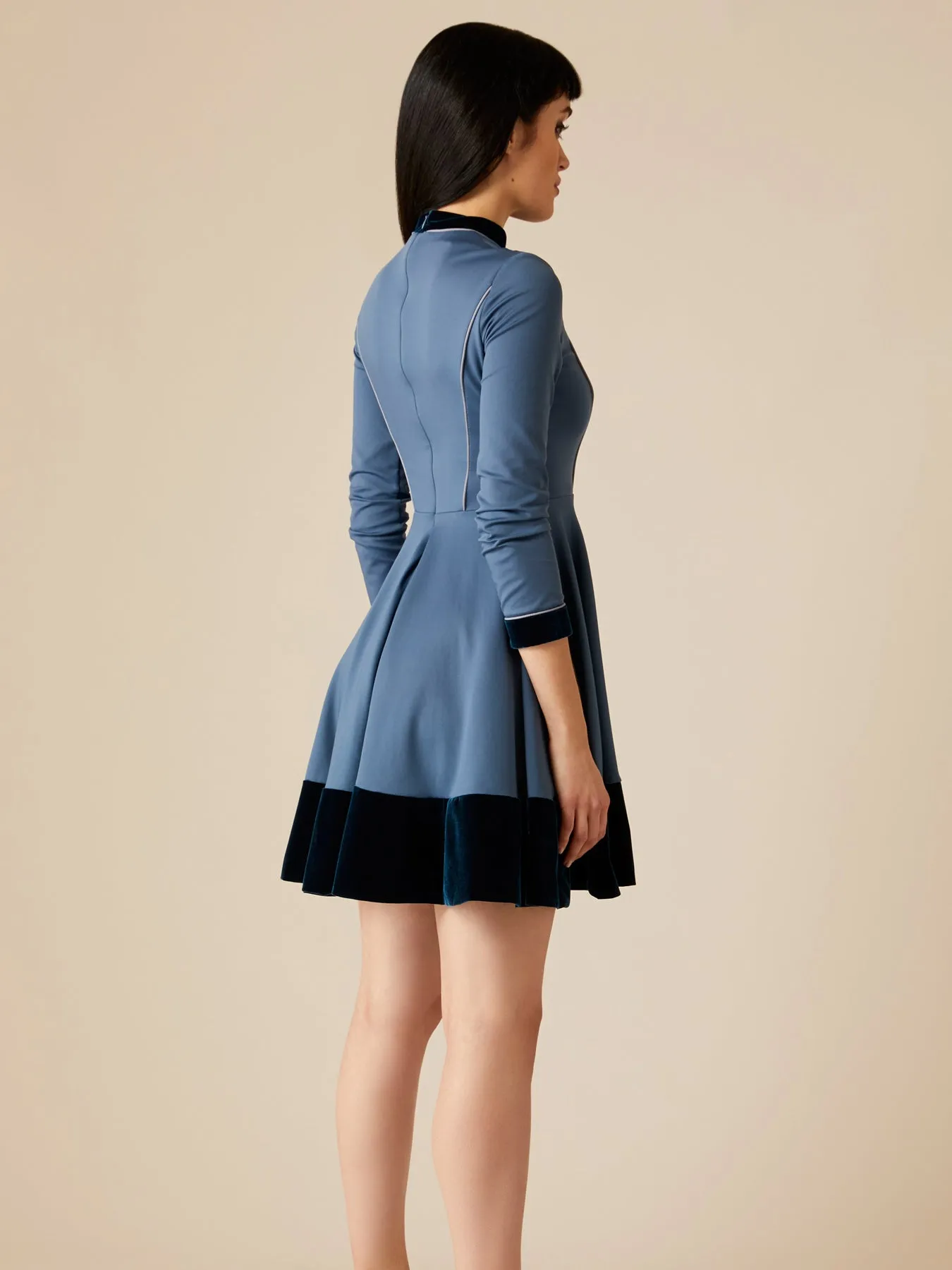 Melodie Jersey Dress, Blue