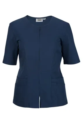 Navy Housekeeping Zip Tunic