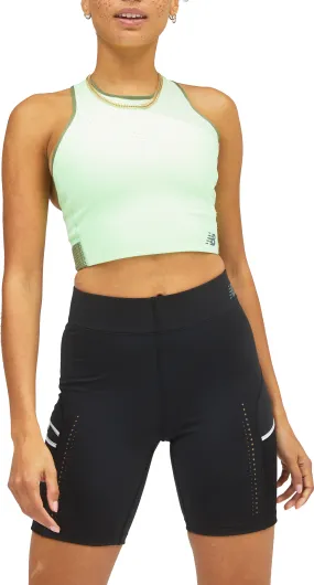 New Balance Women&#x27;s Q Speed Bra Top Vibrant Spring Glo | Buy New Balance Women&#x27;s Q Speed Bra Top Vibrant Spring Glo here | Outnorth