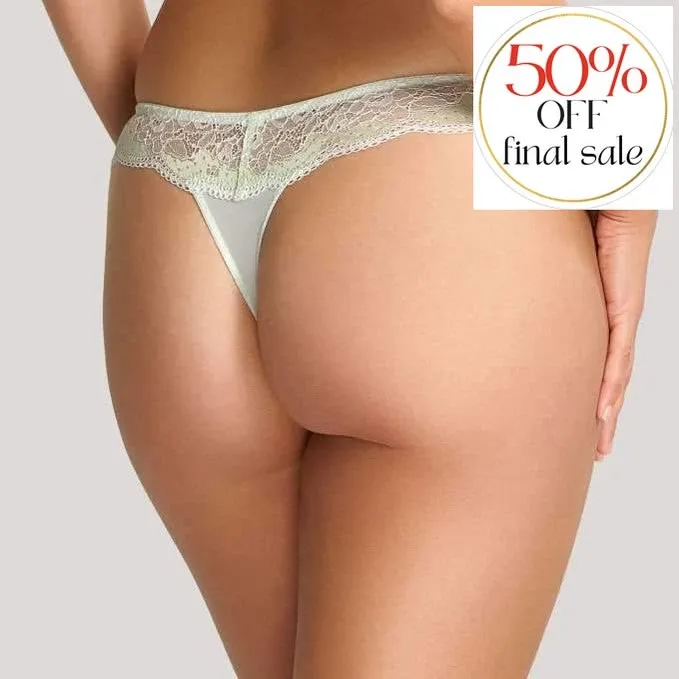 Panache Clara Thong  in Soft Sage 7259